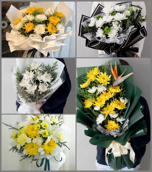 福建福州长乐市鹤上镇白事花束代送
